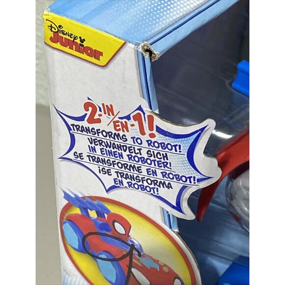 DISNEY JR MARVEL SPIDEY & HIS AMAZING FRIENDS MECH WEB CRAWLER ROBOT + DART NEW - Picture 5 of 7